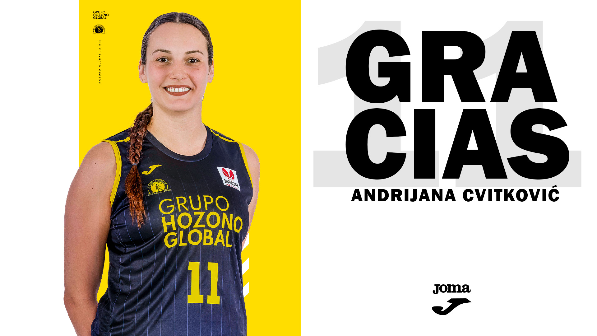 Andrijana Cvitković no continuará en el Hozono Global Jairis