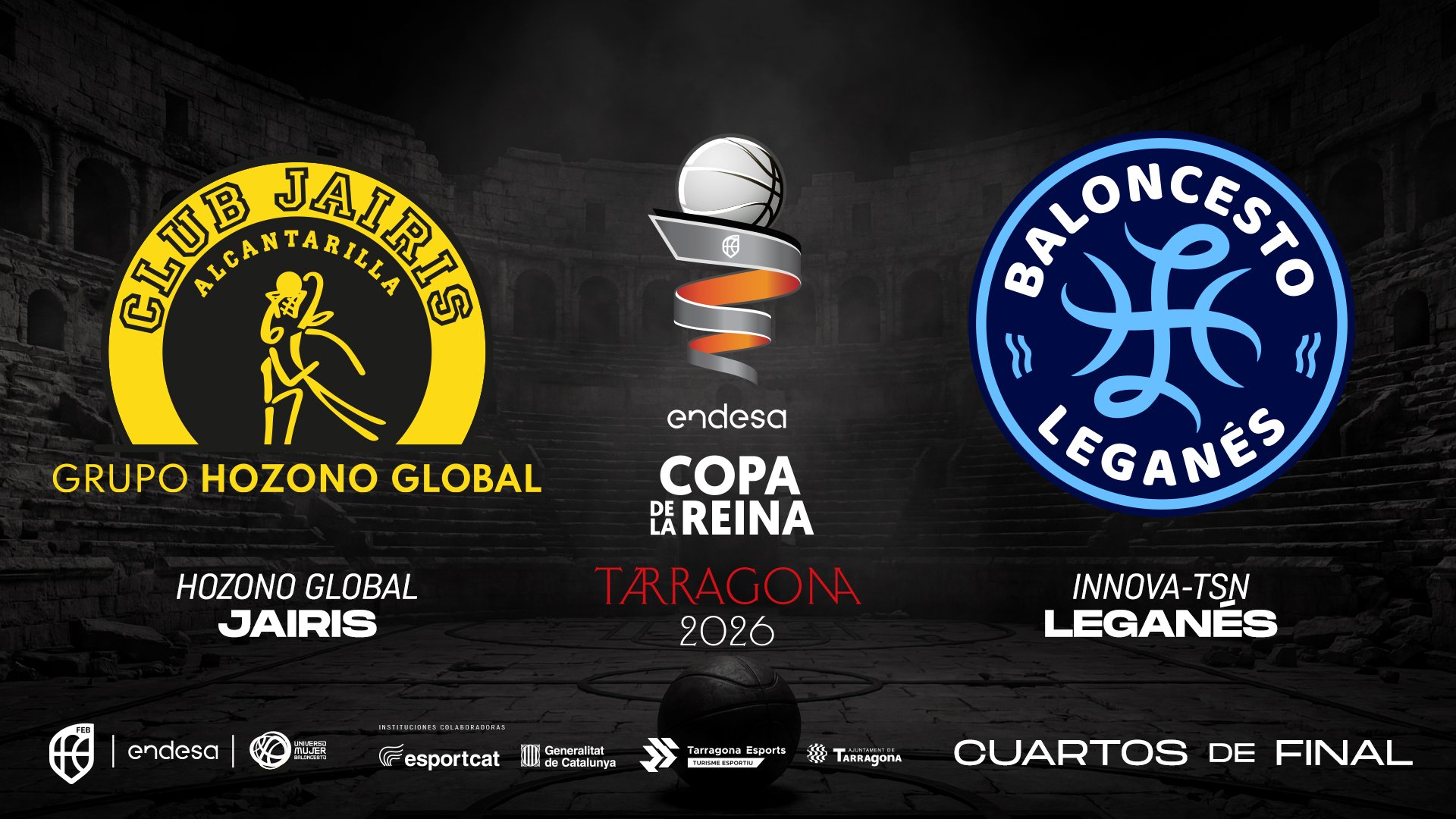 El Hozono Global Jairis se medirá al Leganés en los cuartos de la Copa de la Reina 2026