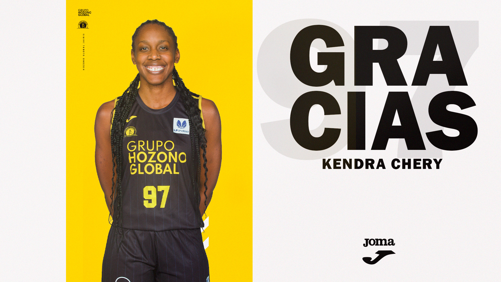 Kendra Chery finaliza su etapa en el Hozono Global Jairis