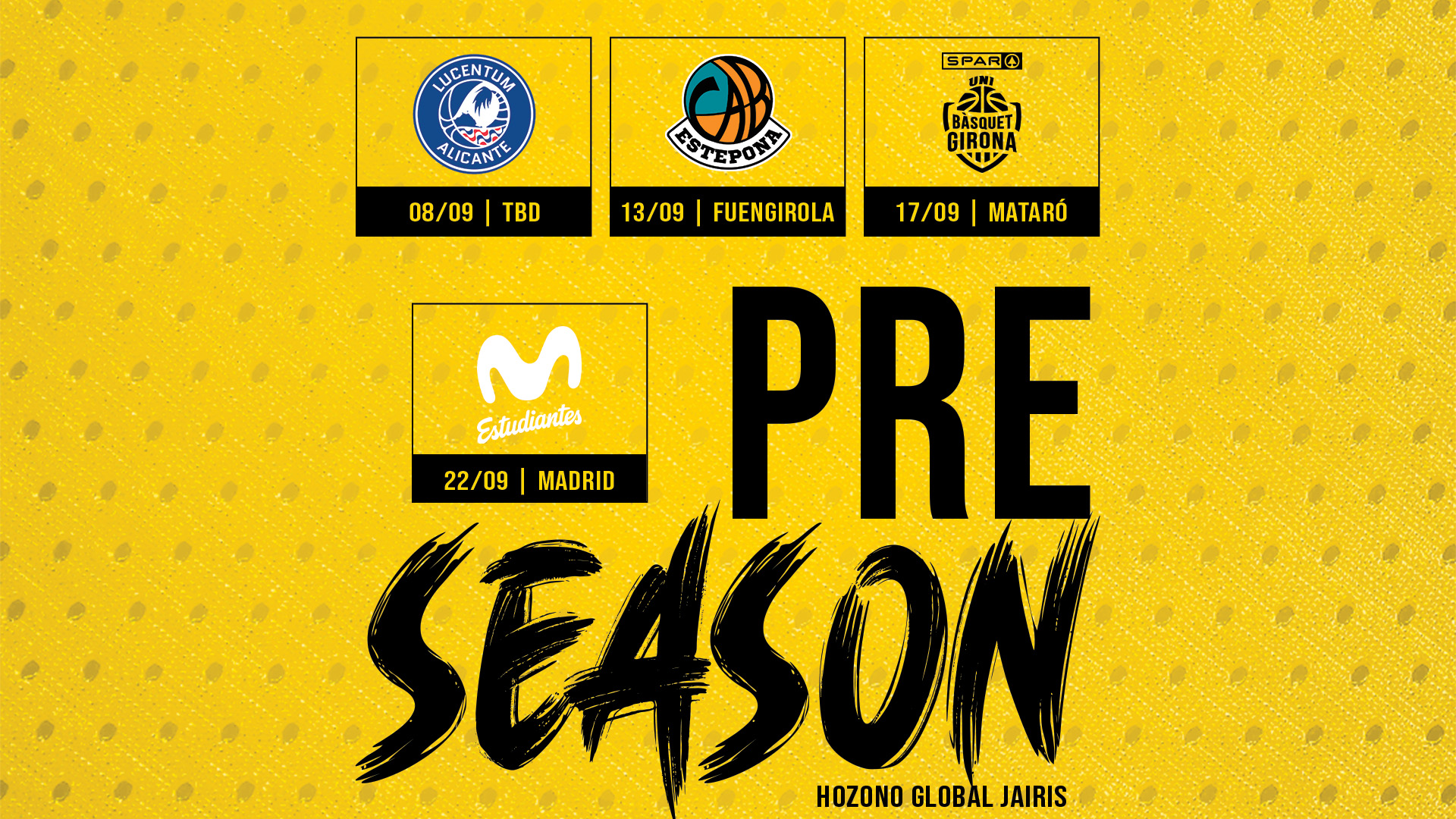 Cuatro pruebas de nivel para la pretemporada del Hozono Global Jairis