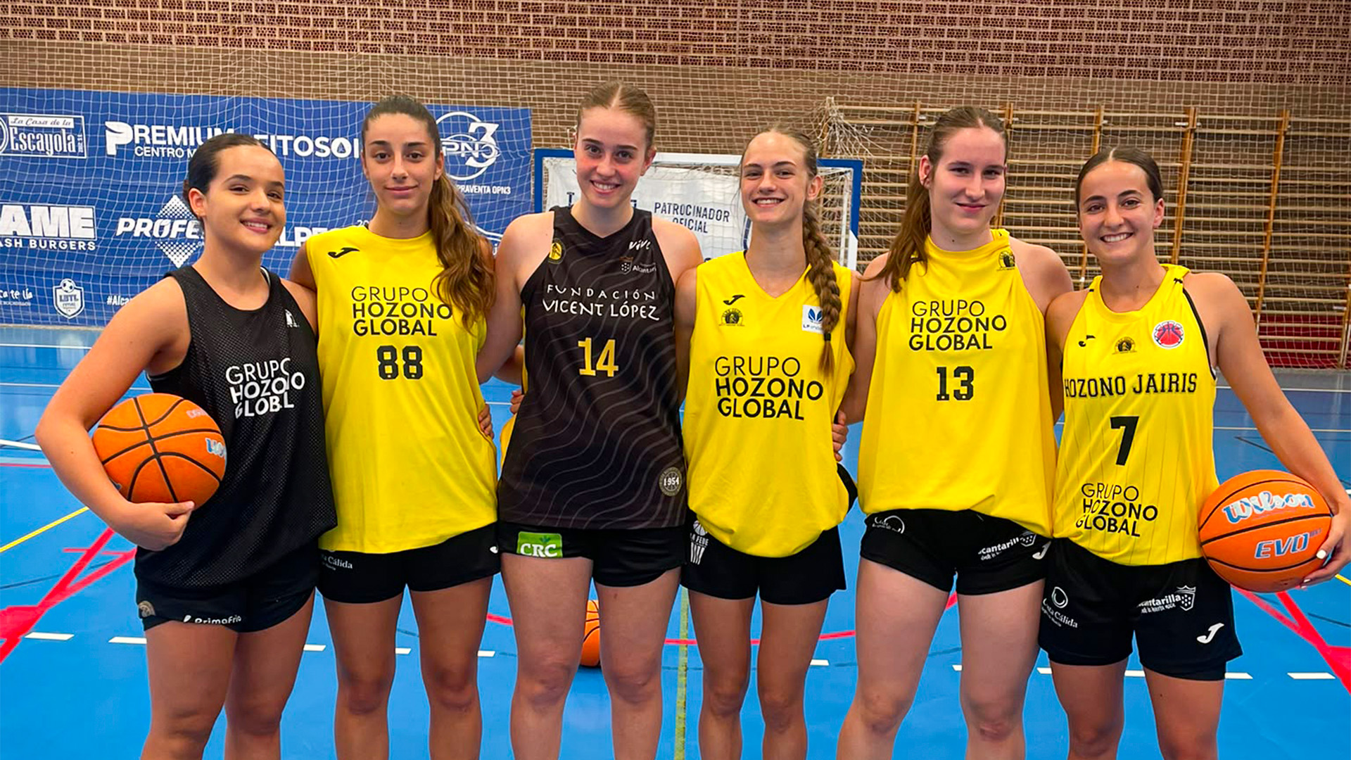 Seis canteranas iniciarán la pretemporada con el Hozono Global Jairis
