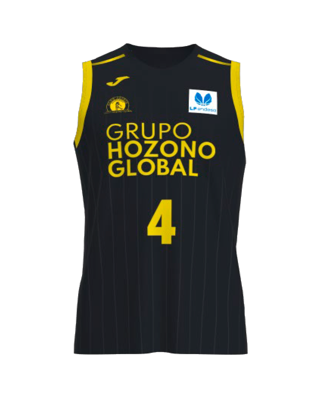 CAMISETA LF ENDESA NEGRA FRONTAL