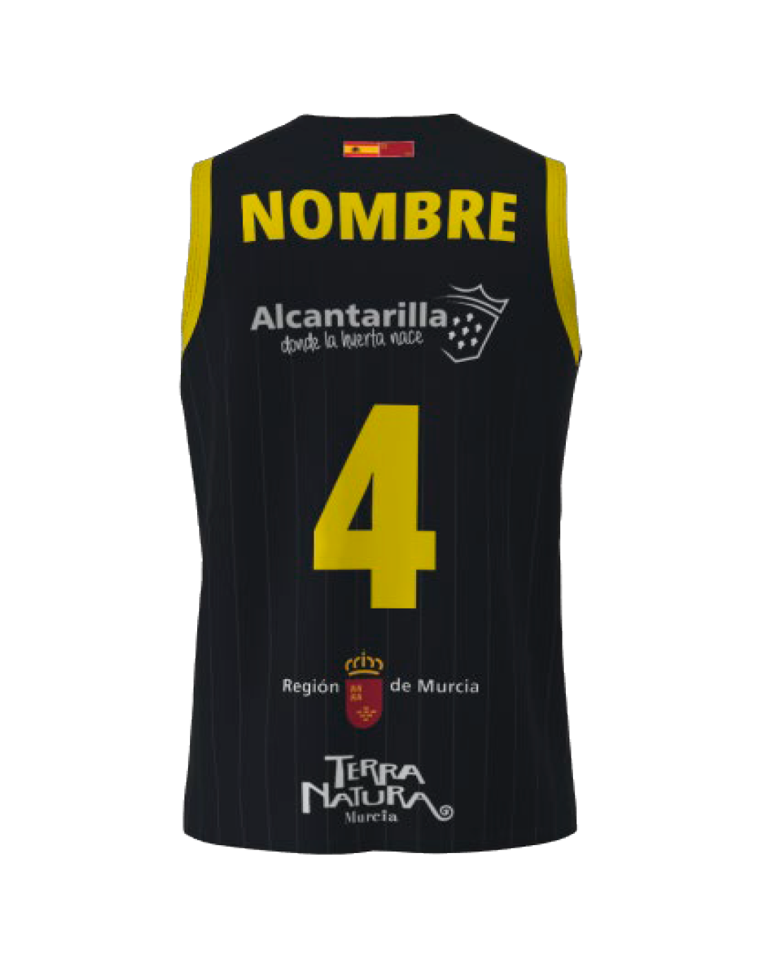 CAMISETA LF ENDESA NEGRA TRASERA