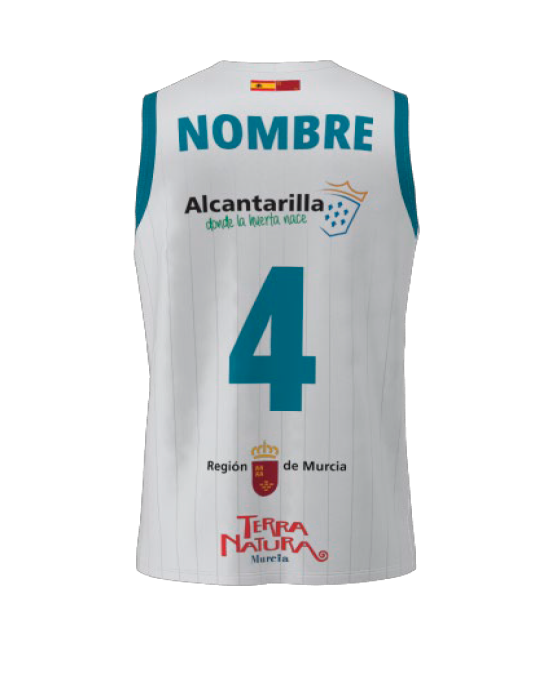 CAMISETA LF ENDESA BLANCA TRASERA