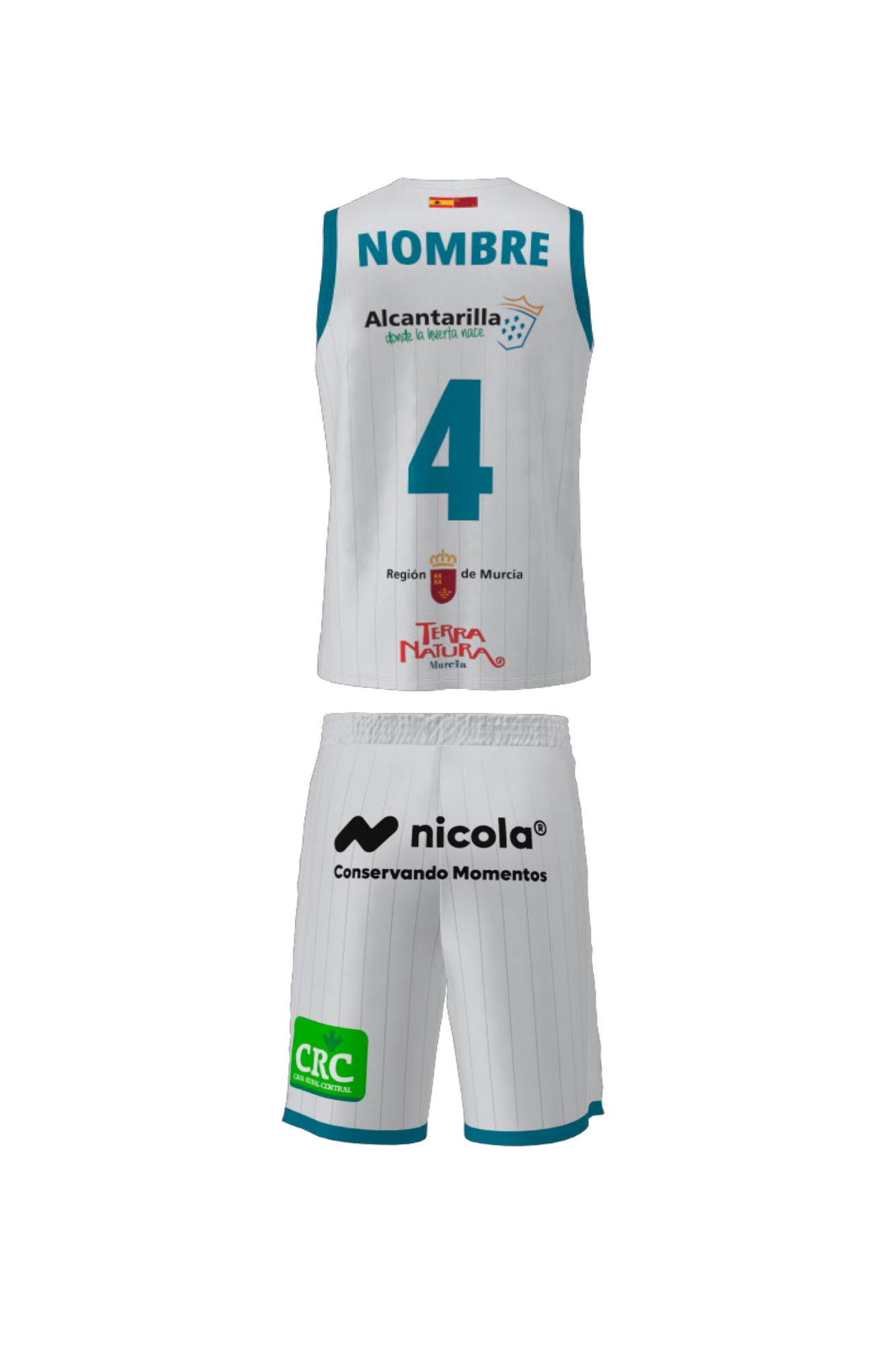 EQUIPACION LF ENDESA BLANCA REVERSO