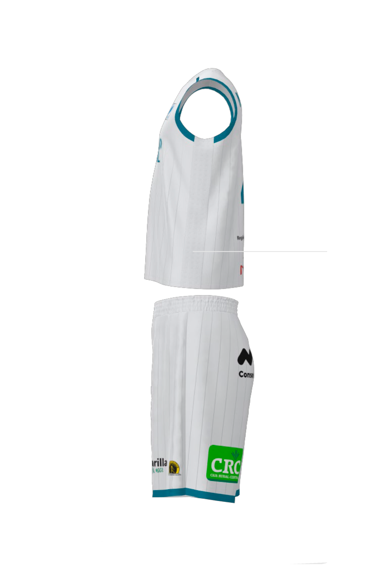 EQUIPACION LF ENDESA BLANCA LATERAL