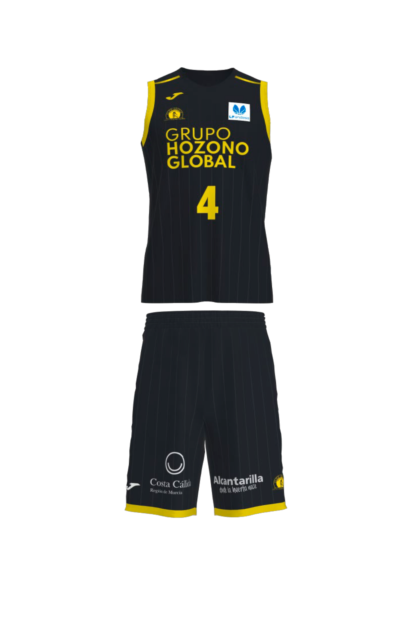 EQUIPACION COMPLETA LF ENDESA NEGRA FRONTAL
