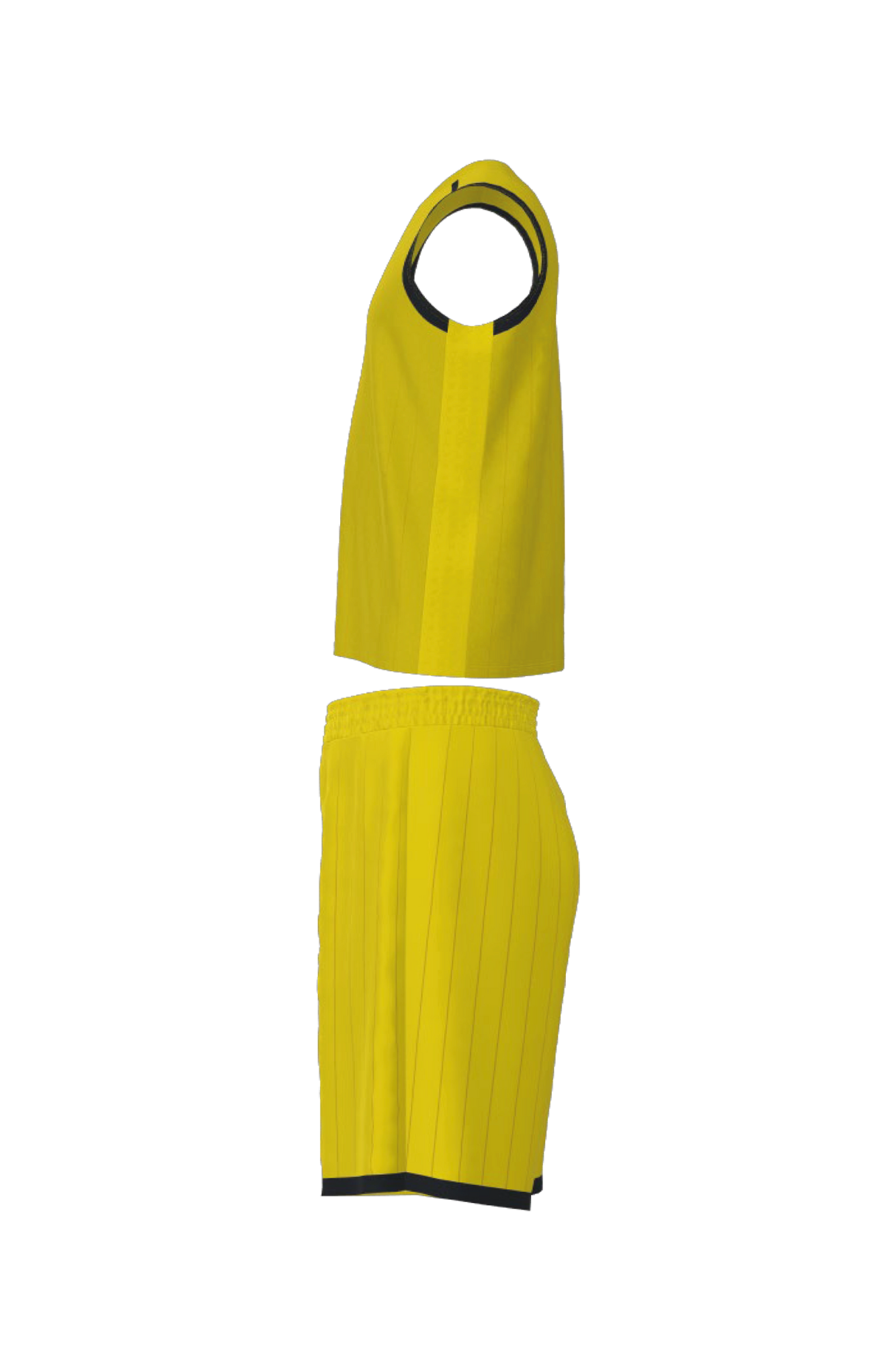 EQUIPACION COMPLETA EUROCUP WOMEN AMARILLA LATERAL