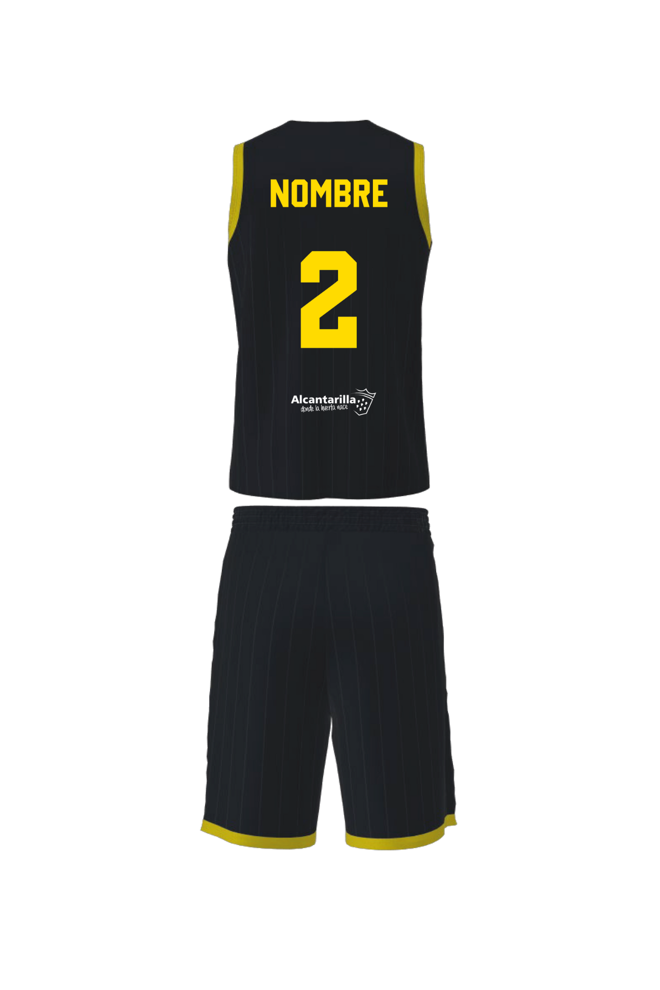 EQUIPACION COMPLETA EUROCUP WOMEN NEGRA REVERSO