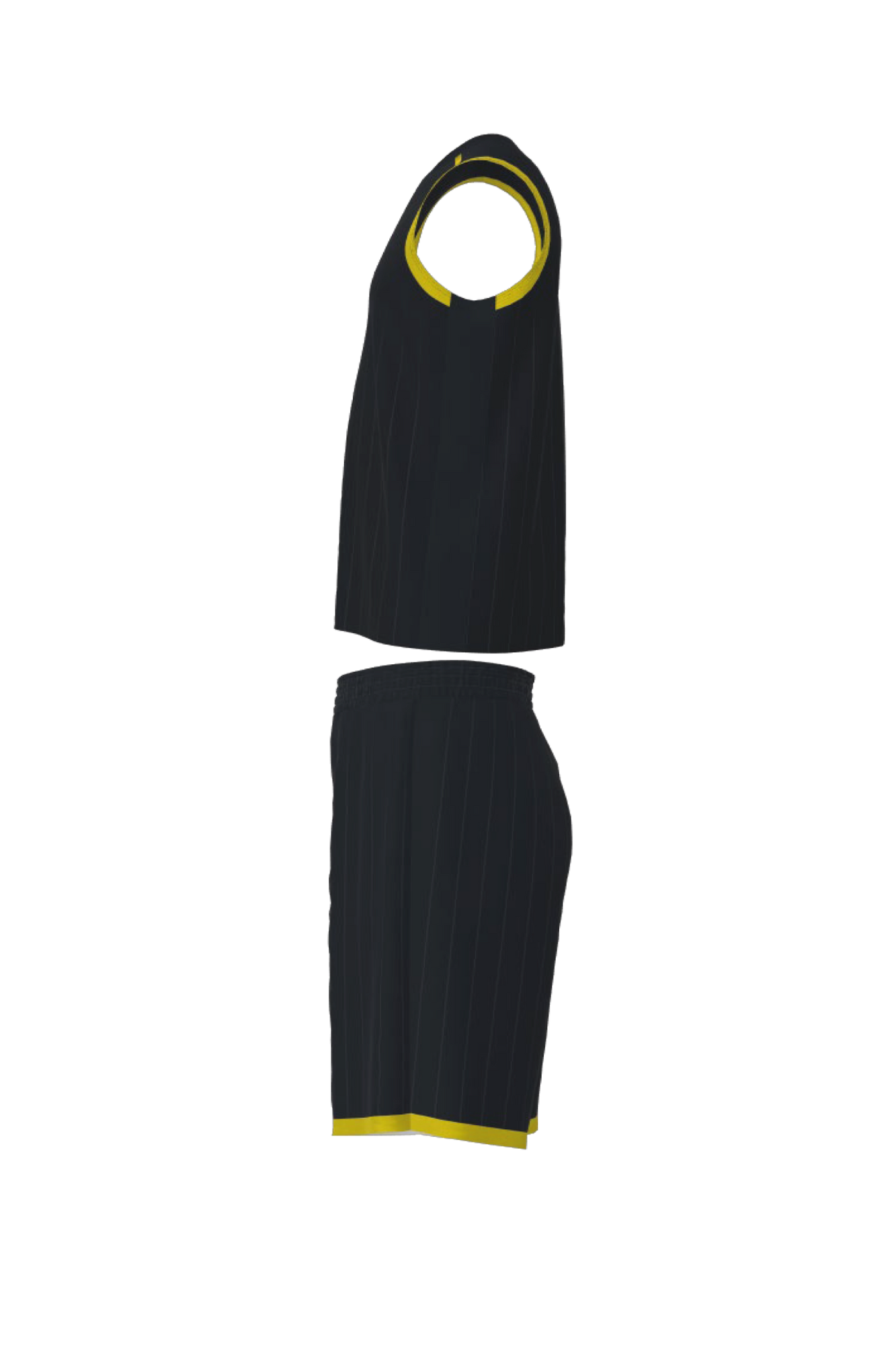 EQUIPACION COMPLETA EUROCUP WOMEN NEGRA LATERAL